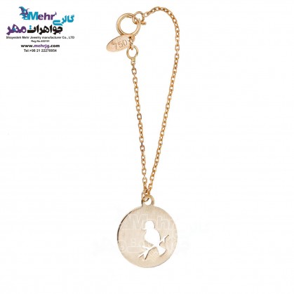 Gold Watch Pendant - Bird Design-MW0245